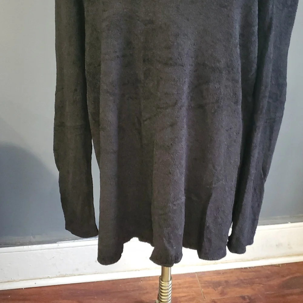 J. Jill Black Crewneck Sweater Relaxed Fit - Picture 4 of 10